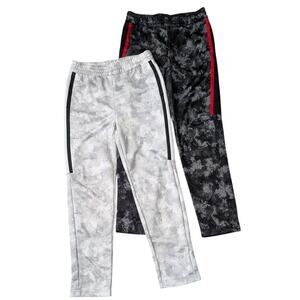 Old Navy Active Track Pants Boys 12 XL Techie Fleece Set Lot Black White Camo